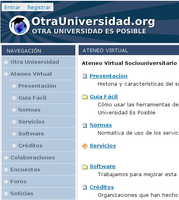 Inauguración del Ateneo Virtual Sociouniversitario de Otra Universidad Es Posible